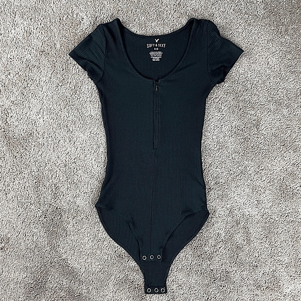 American Eagle Black Bodysuit (Soft & Sexy)